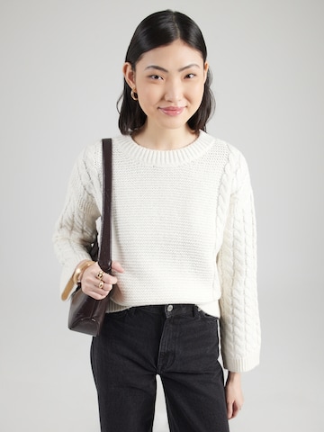 VILA Pulóver 'VITYNE' - bézs: elől