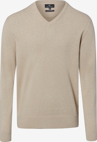 Nils Sundström Pullover in Beige: Vorderseite