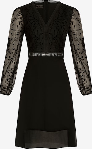 APART Evening Dress in Black: front