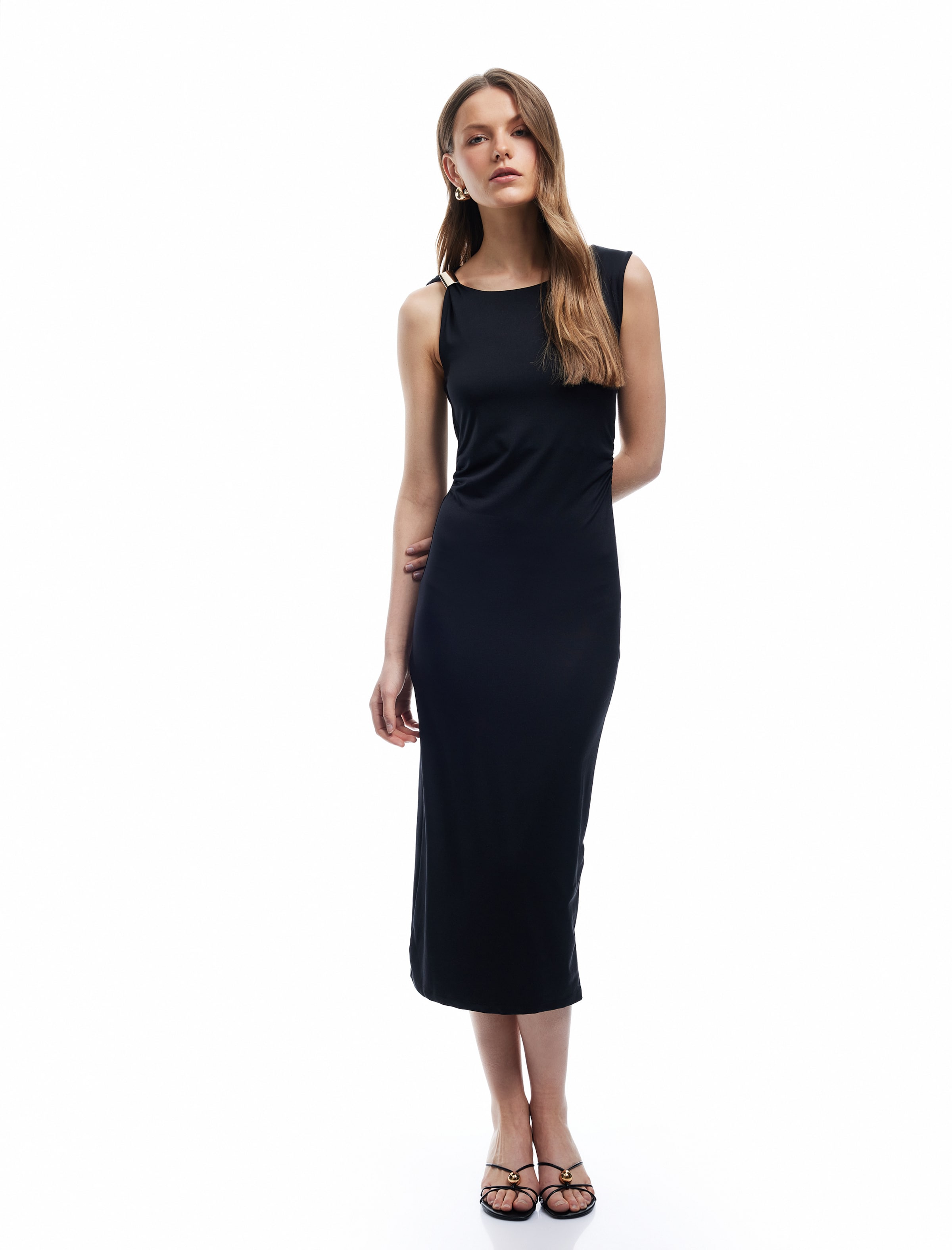Koton Dress in Black: front