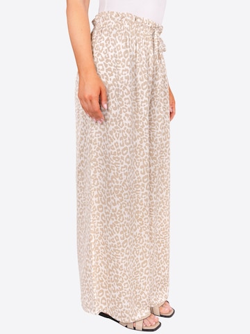 Wide Leg Pantalon 'Penelope' Seasons of April en beige
