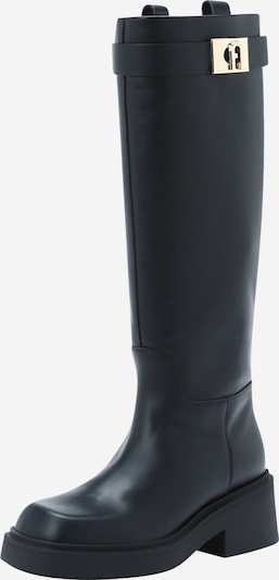 FURLA Bottes en or / noir, Vue avec produit