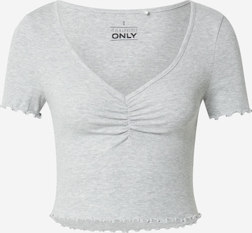 ONLY Shirt 'ONLBetty' in Grey: front