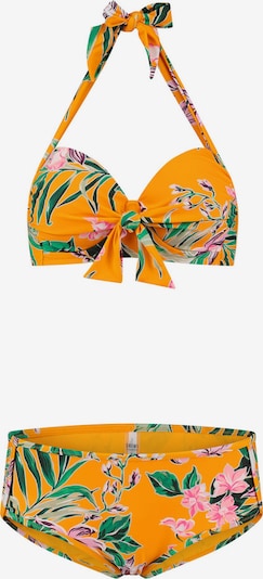 Shiwi Bikini en vert / orange / rose / blanc, Vue avec produit