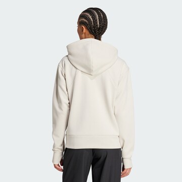 ADIDAS PERFORMANCE Sportief sweatvest 'Designed 4 Training' in Beige