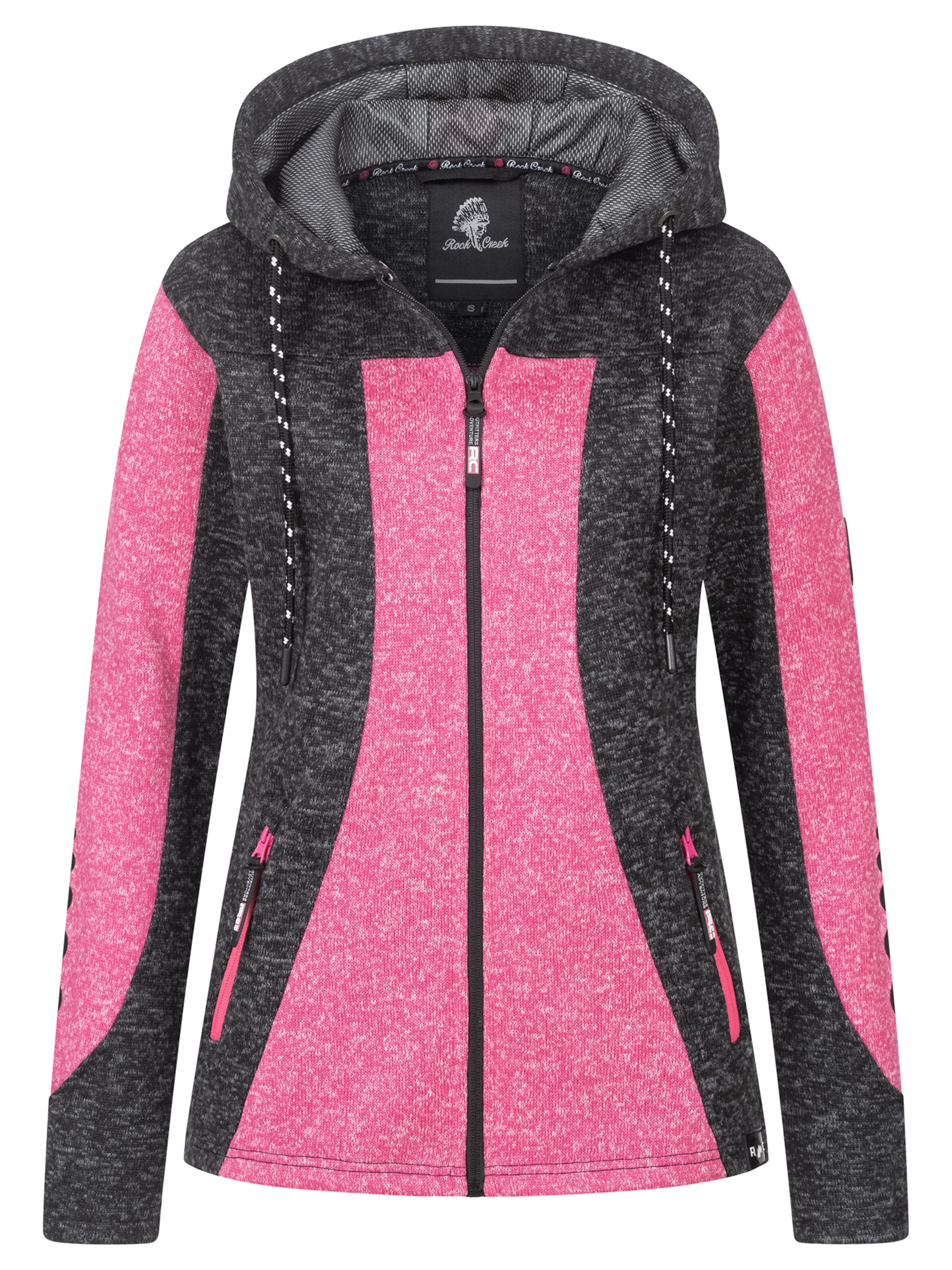 Rock Creek Fleece Jacket in Pink: front