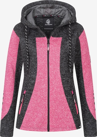 Rock Creek Fleecejacke in Pink: Vorderseite