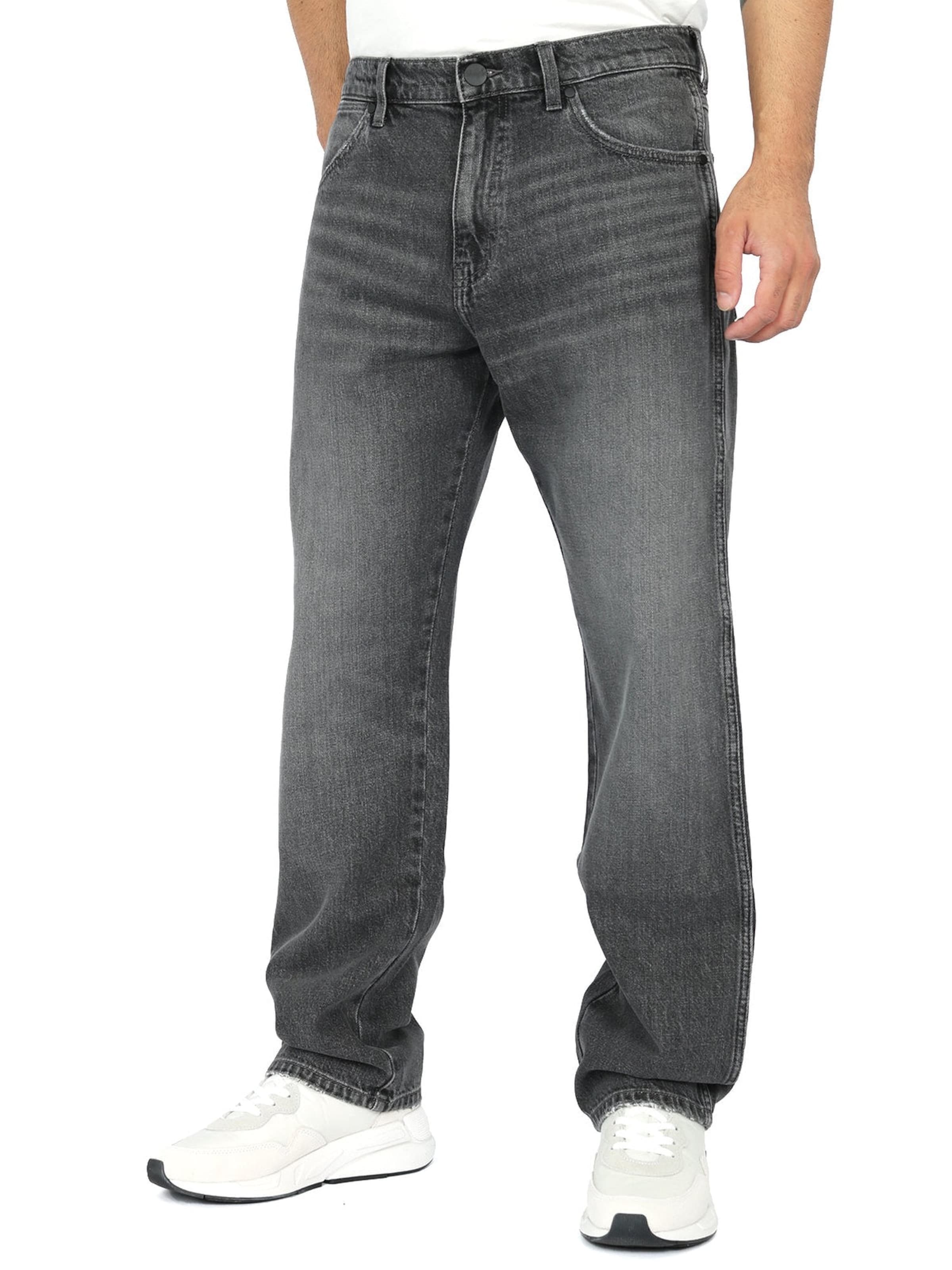 Loosefit Jeans 'RELAXED FRONTIER' di WRANGLER in grigio