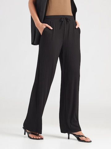 Hailys - Loosefit Pantalón 'Rh44ea' en negro: frente