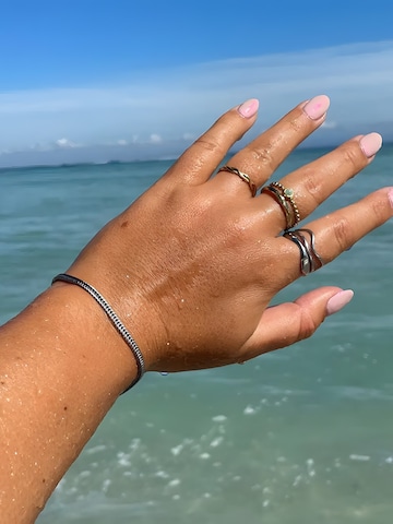 hiBALI Bracelet 'Edgy' in Silver