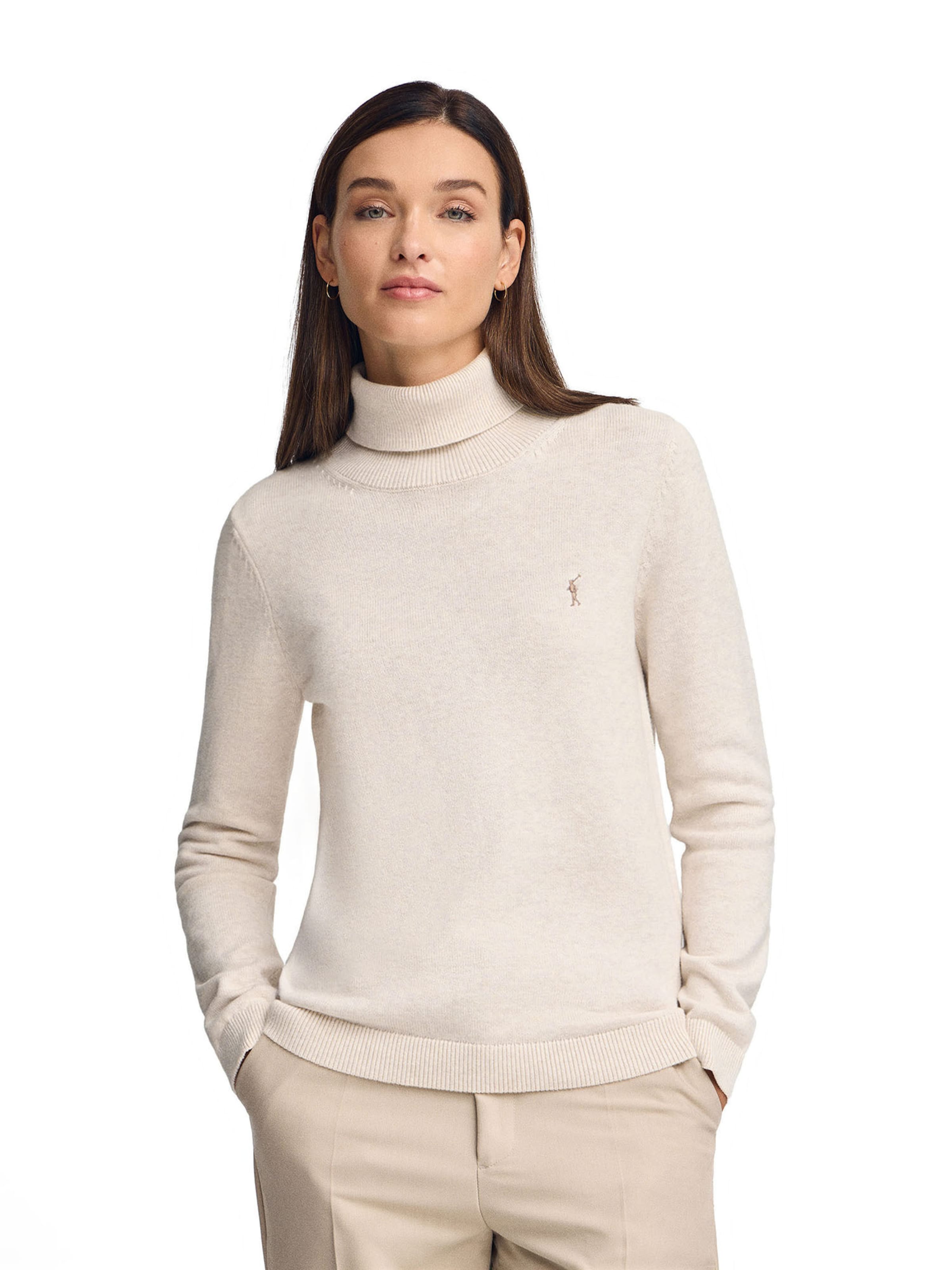 Polo Club Pullover in Beige: Vorderseite
