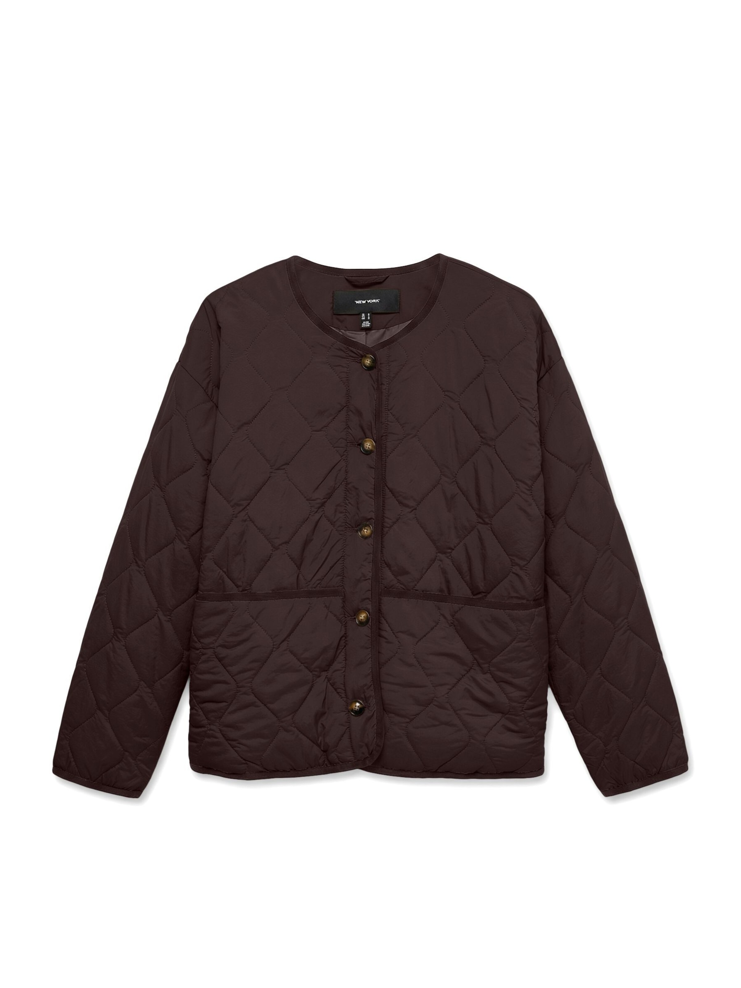 Vero Moda Curve Between-season jacket 'OLIVIA' in Brown: front