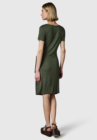 Ragwear Jurk 'Knotta' in Groen
