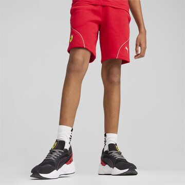 PUMA Regular Workout Pants 'Scuderia' in Red: front
