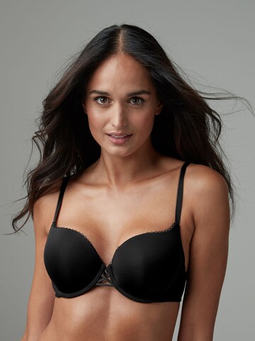 Next - Push-up Sujetador en negro: frente