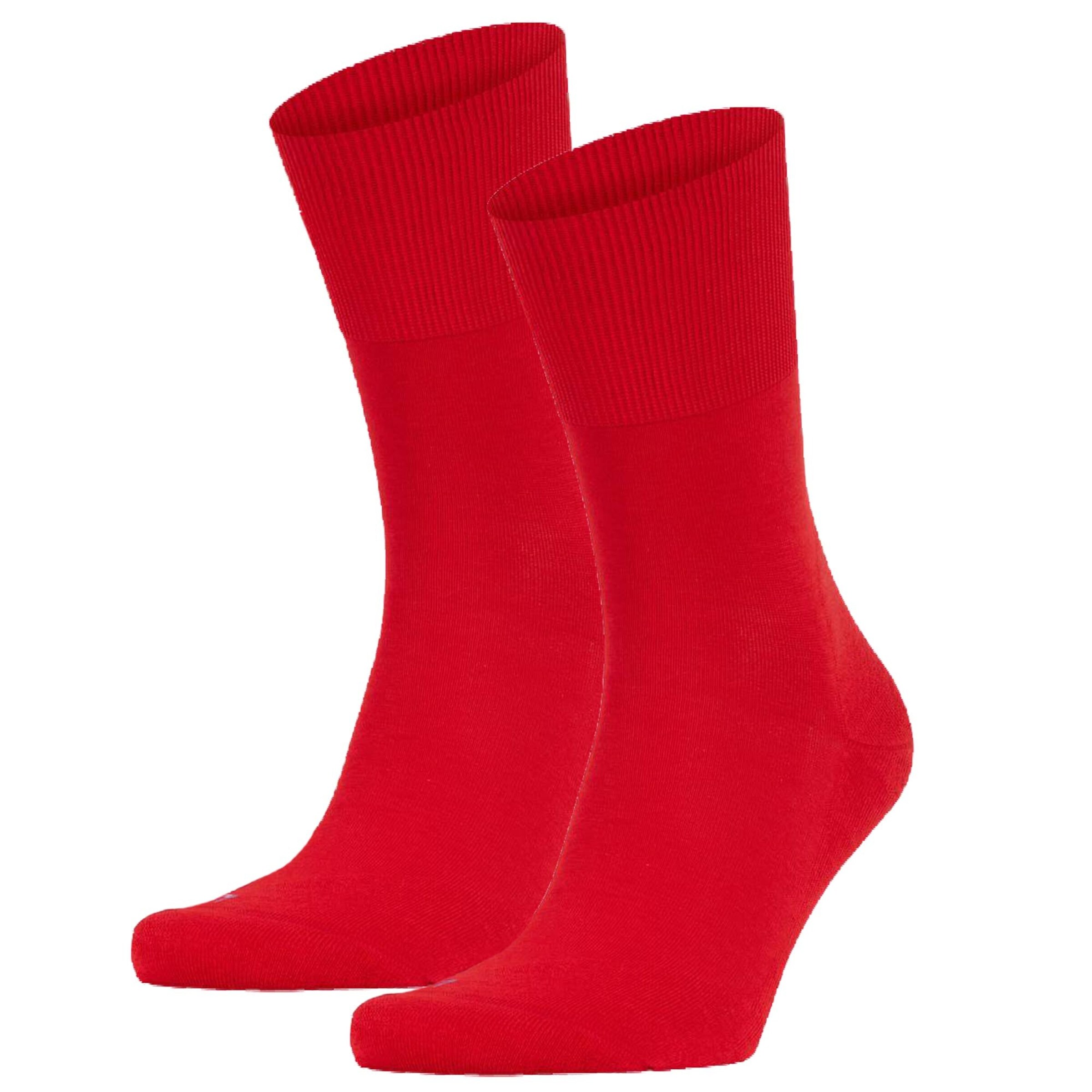 Chaussettes de sport FALKE en rouge : devant