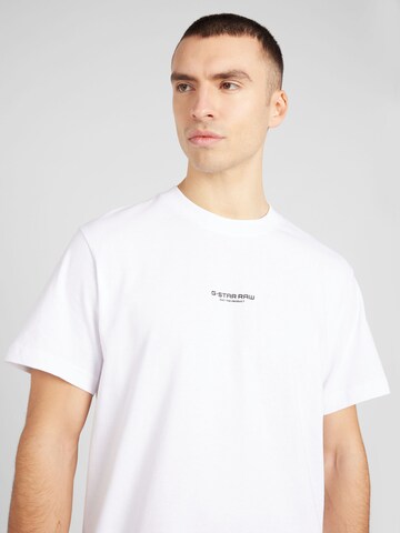 T-Shirt G-Star RAW en blanc