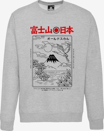 Oldskull Sweatshirt in Grey: front