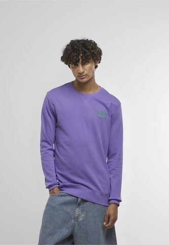 Mister Tee Sweatshirt 'Courtside Sports' in Lila