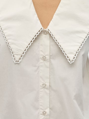 Camicia da donna 'OBJHope' di OBJECT in bianco