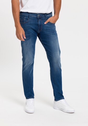 REPLAY Slimfit Jeans in Blau: predná strana