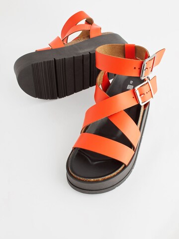 Next Sandals in Orange