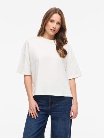VILA Shirt 'VILYRICA' in Wit: voorkant