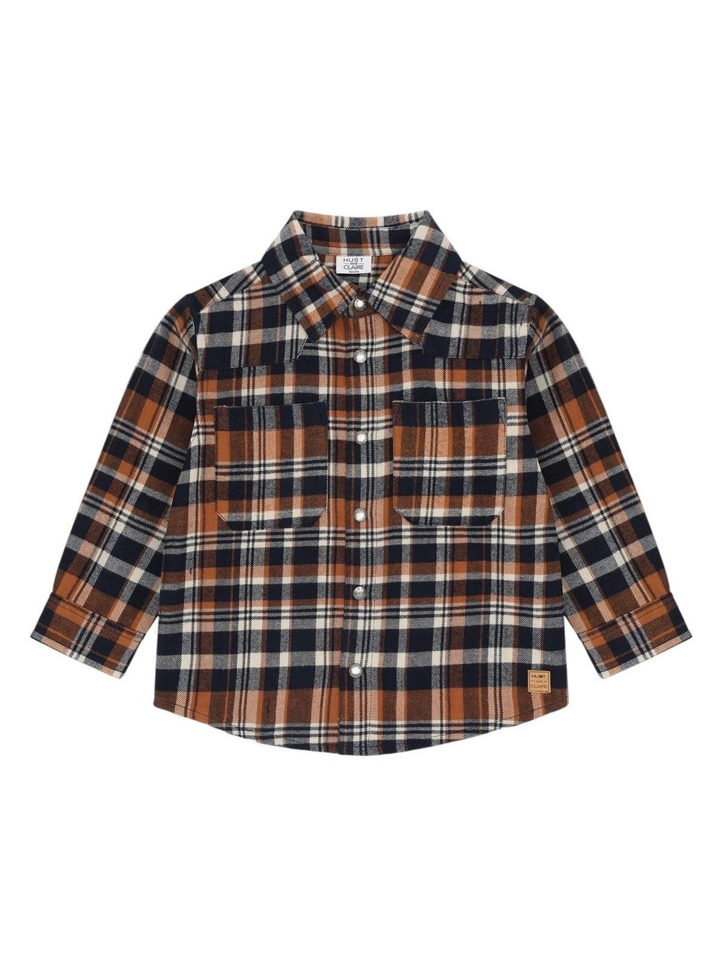 Hust & Claire Regular Fit Hemd 'HCRavn'‌‌‌‌‌‌‌‌‌ in Braun: Vorderseite