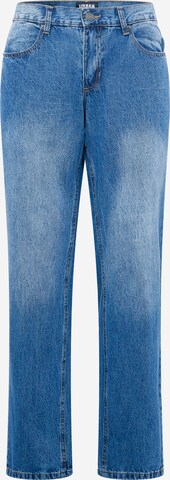 Urban Classics Regular Jeans in Blue: front