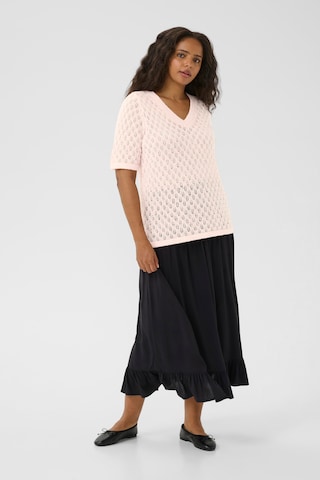KAFFE CURVE Pullover 'Loura' i pink