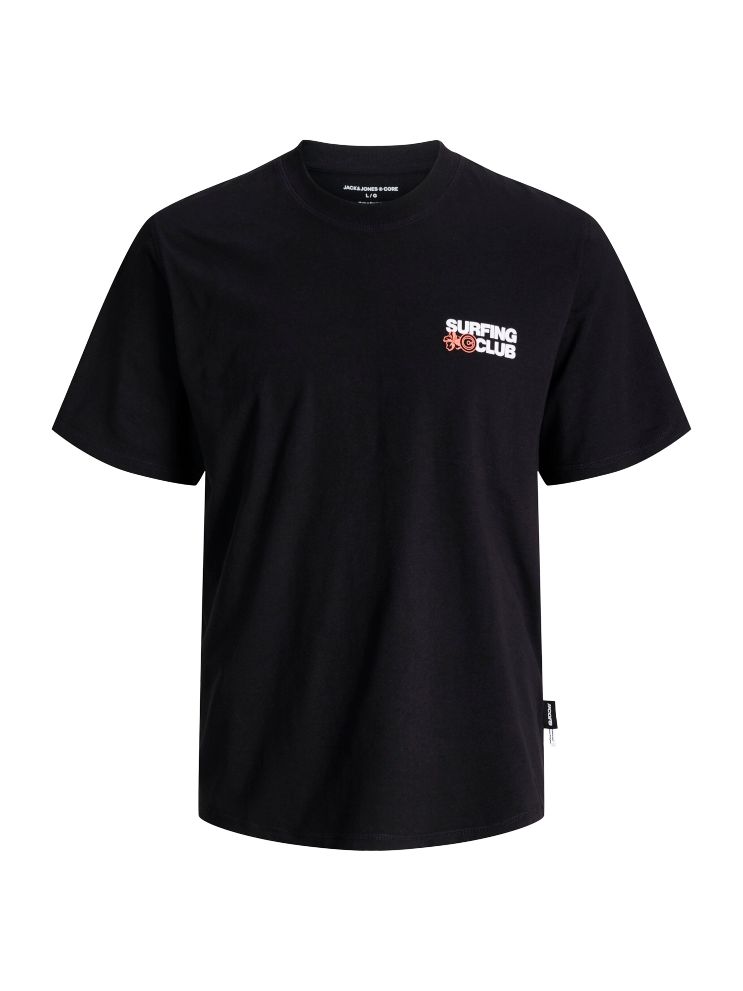 JACK & JONES Μπλουζάκι 'JCOMARINA' σε μαύρο: μπροστά