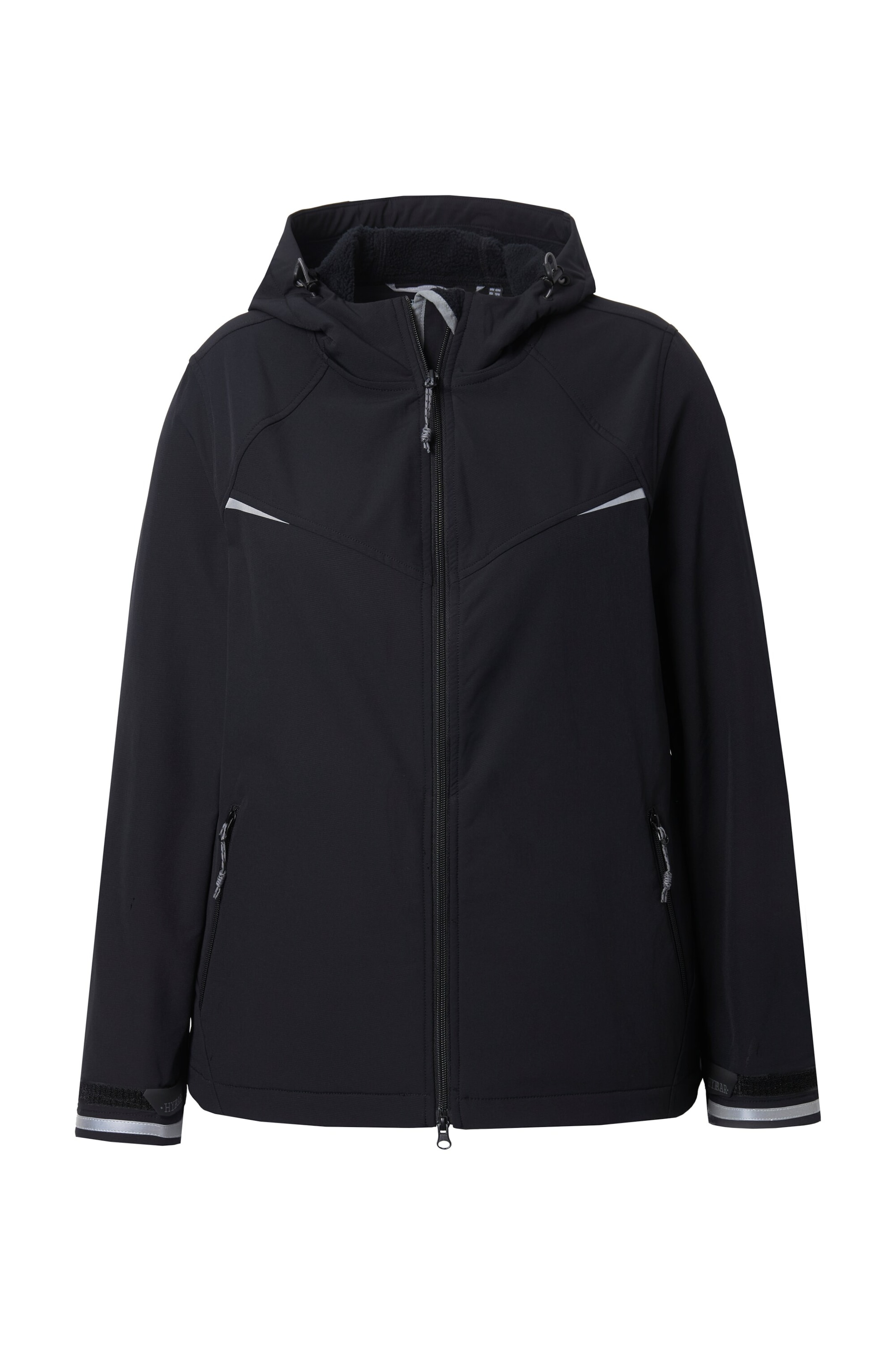 Ulla Popken Functionele jas in Zwart: voorkant