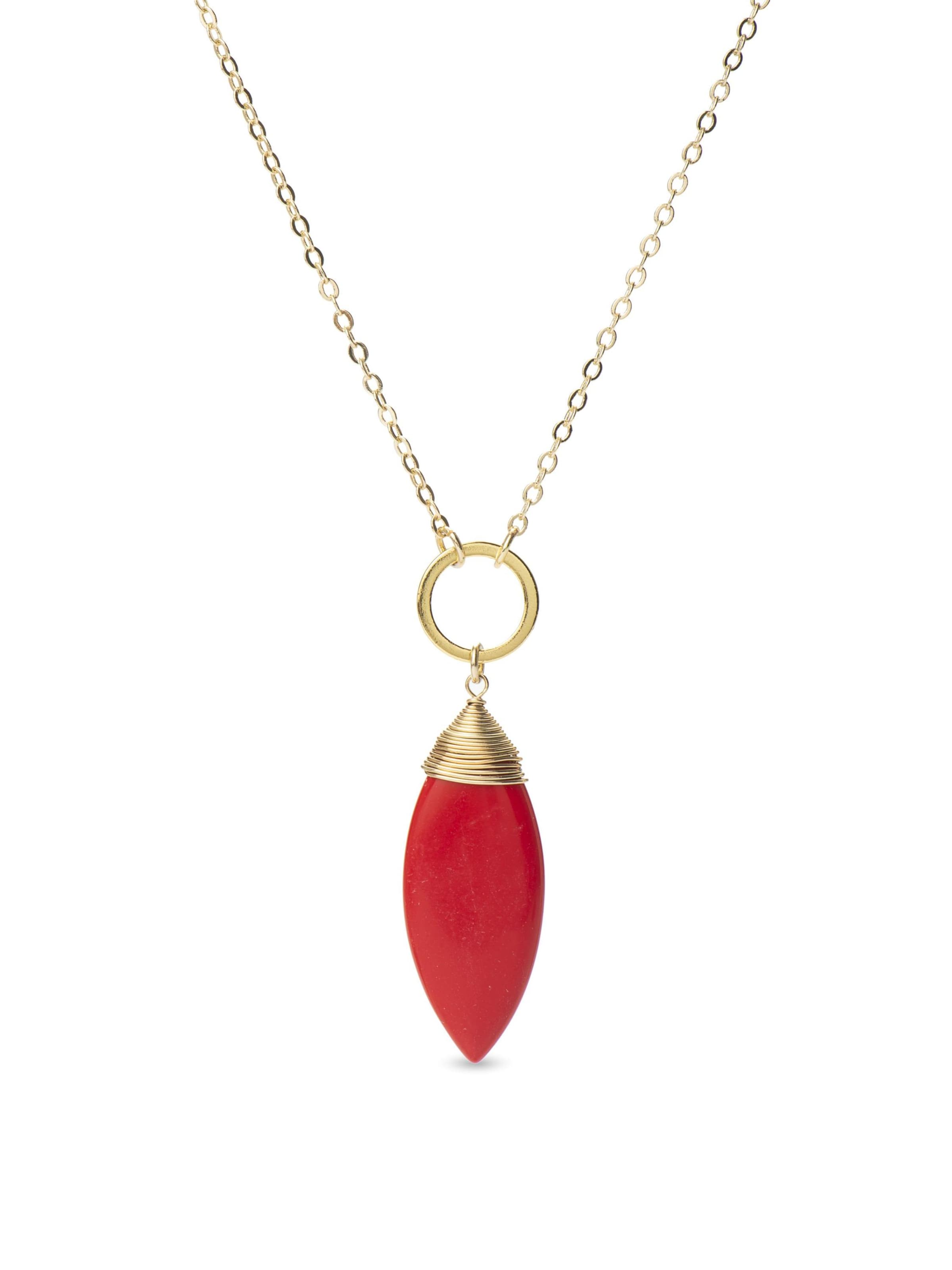 Luxenter Chaîne 'Ayom' en rouge, Vue avec produit