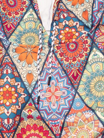 woodsandwaves - Albornoz corto 'Surf-Poncho' en Mezcla de colores