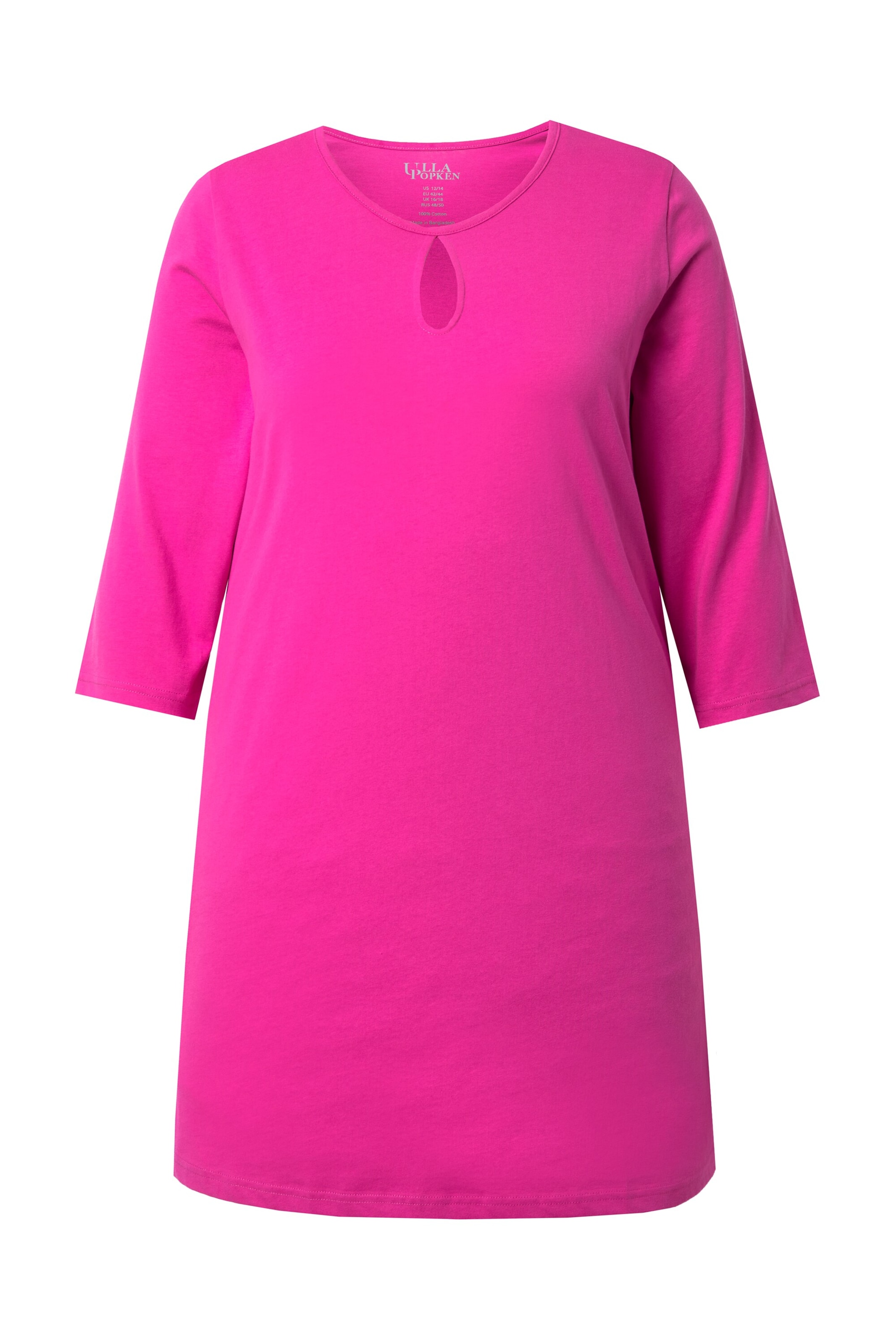 T-shirt Ulla Popken en rose : devant