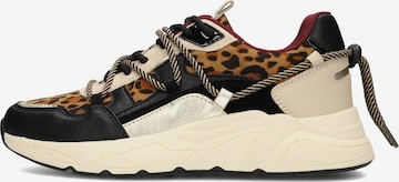 POSH by Poelman Platform trainers 'CARI' in Beige: front