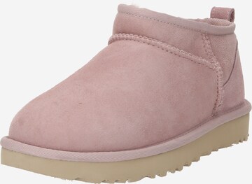 UGG Snow Boots 'Ultra Mini' in Pink: front