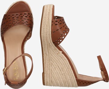 Lauren Ralph Lauren Sandal 'HAANA' in Brown