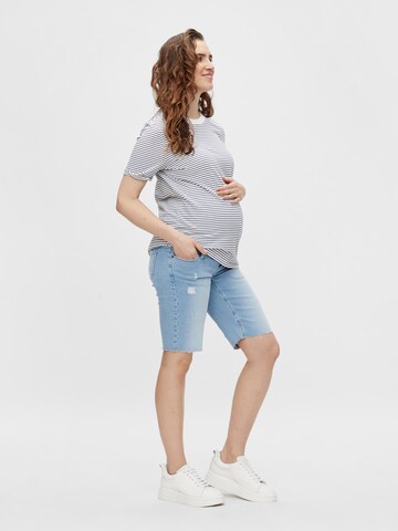 MAMALICIOUS Regular Jeans 'Hanna' in Blue