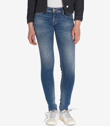 Le Temps Des Cerises Skinny Jeans i blå: framsida