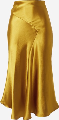 TOPSHOP Skirt in Yellow: front