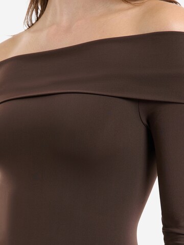 ETAM Shirt body 'Marilyn' in Bruin