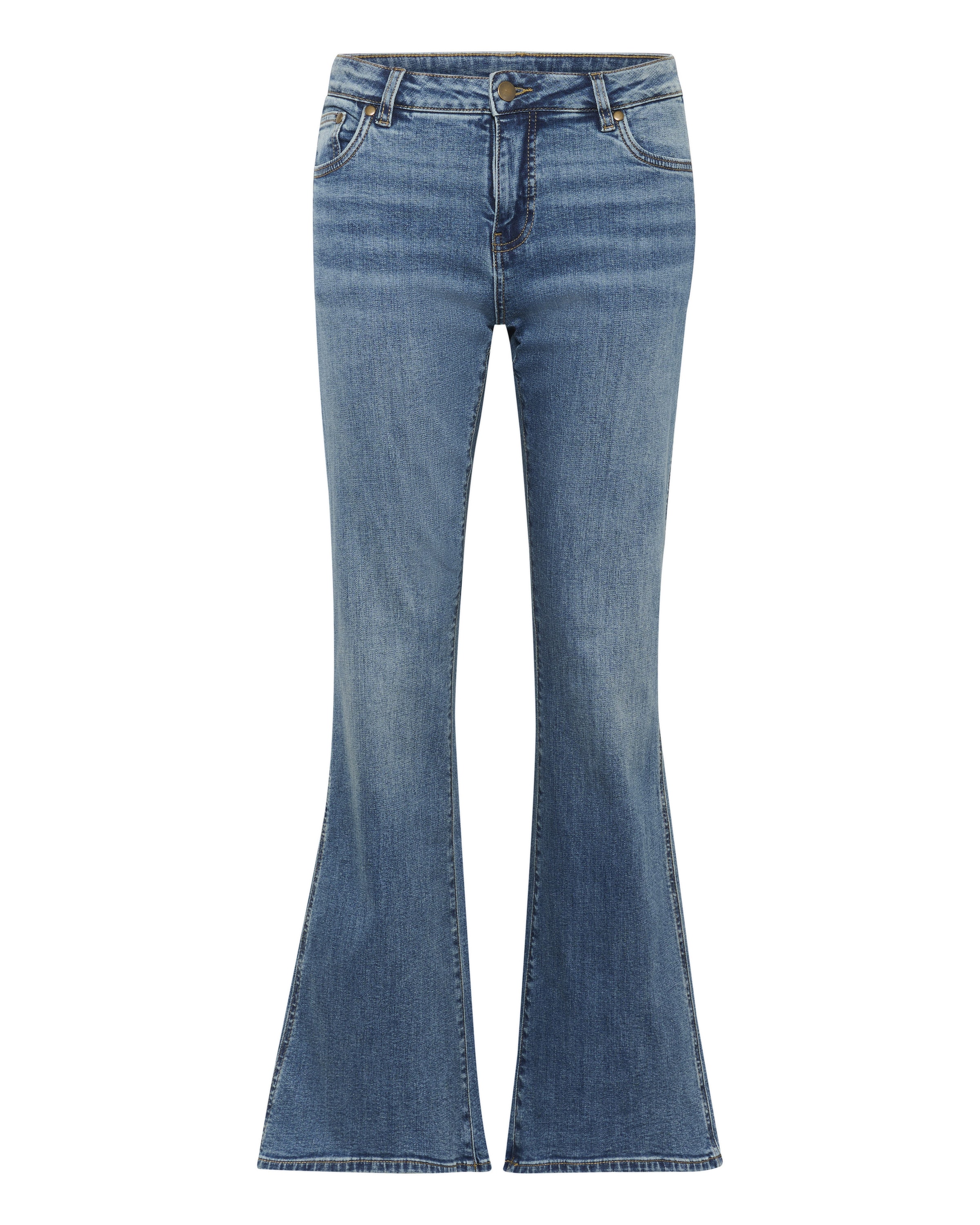 CULTURE Flared Jeans 'Cyrine' i blå: forside