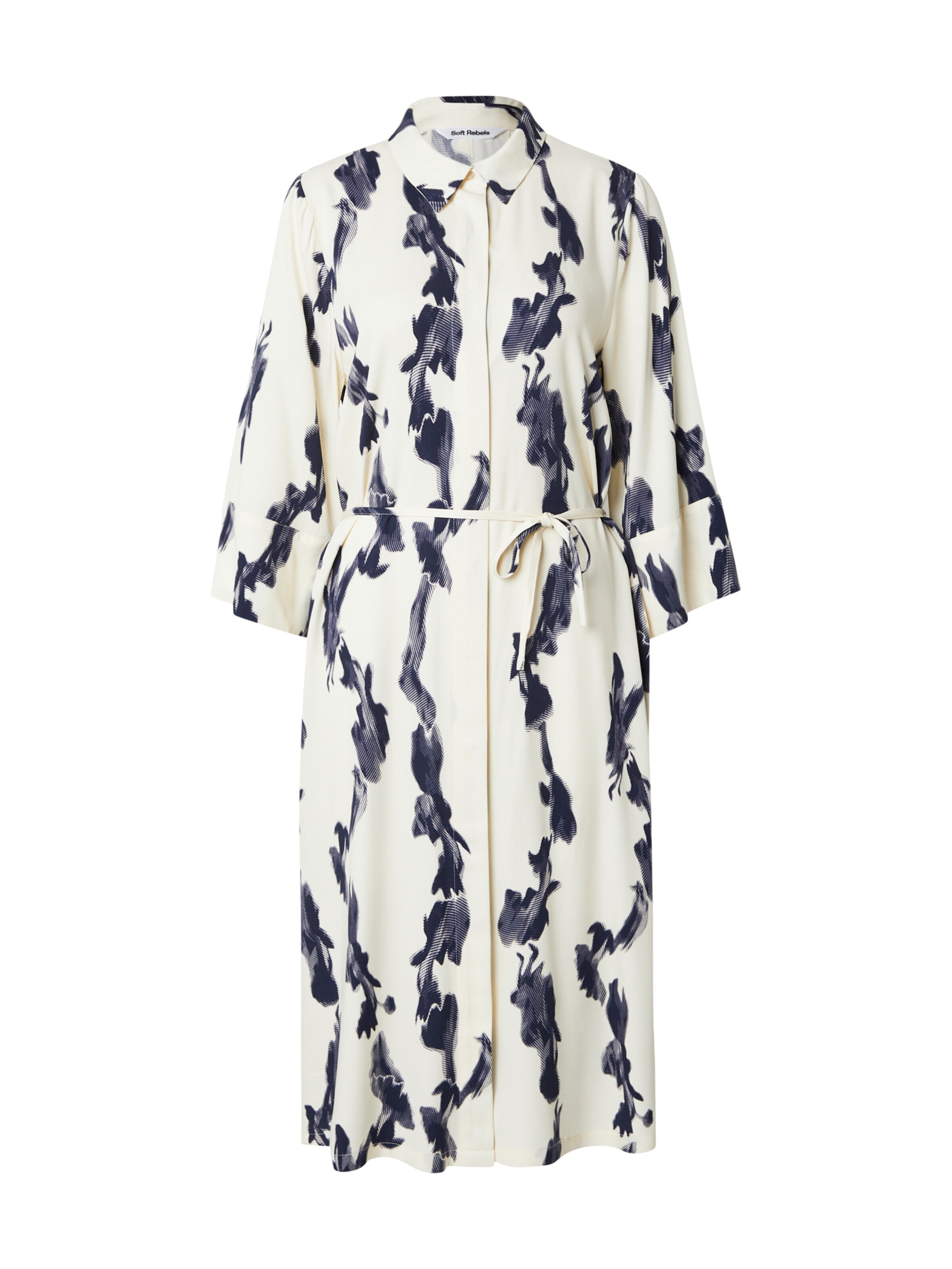 Abito camicia 'Ginny' di Soft Rebels in bianco: frontale