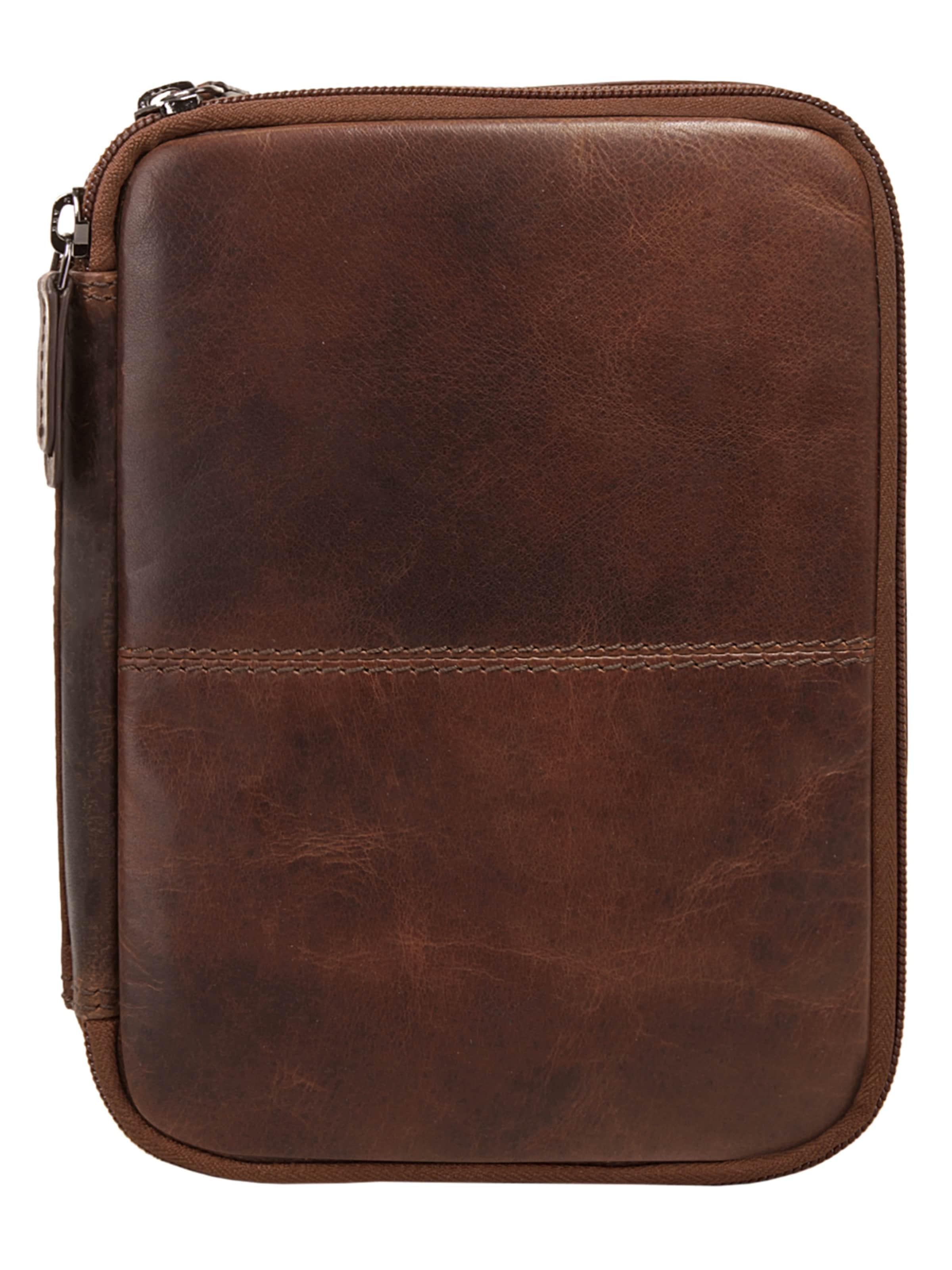 X-ZONE Kulturtasche‌‌‌‌‌‌‌‌‌ in Braun: Vorderseite