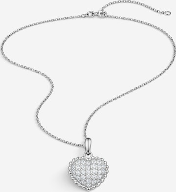 Pure Schmuck Ketting 'Lady Heart' in Zilver: voorkant