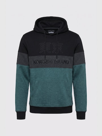 KOROSHI Trui in Groen: voorkant