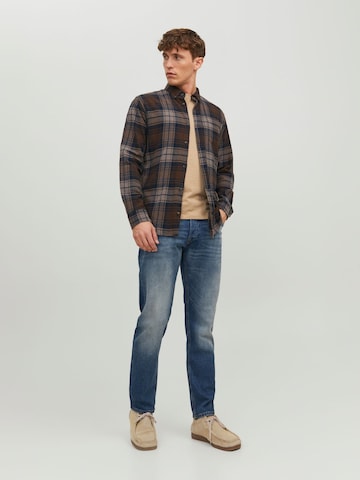 JACK & JONES Slimfit Jeans 'Mike' in Blauw