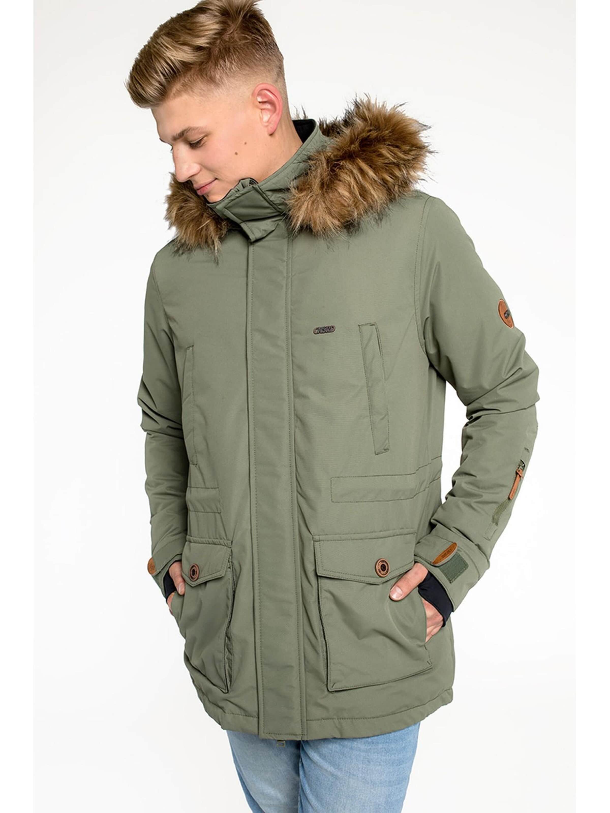 Parka d’hiver 'TRAVIS' CNSRD en vert : devant