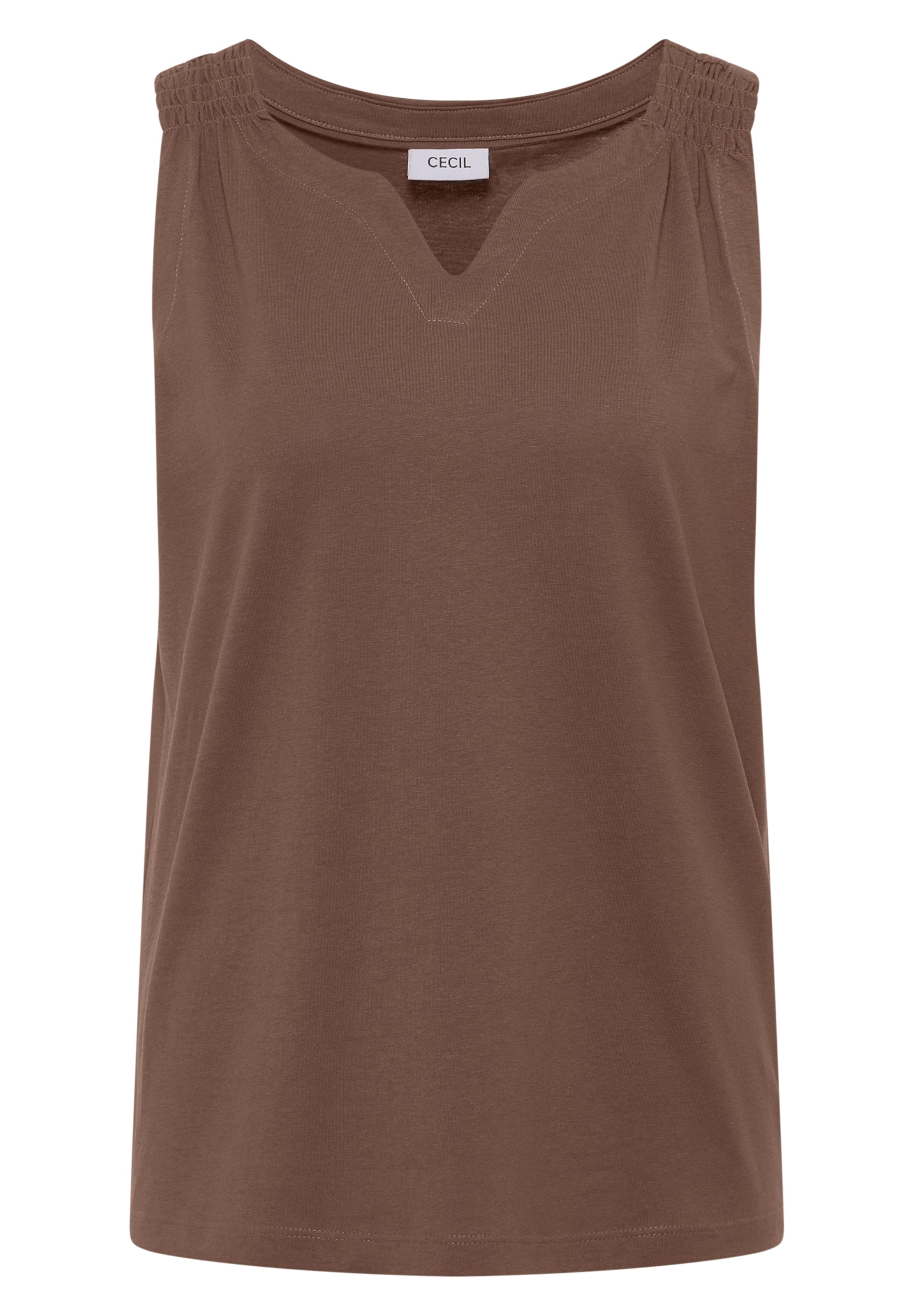 CECIL Top in Beige: front